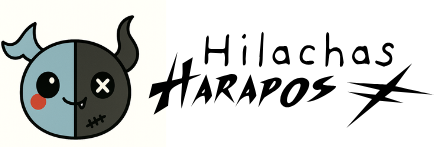 logo de hilachas y harapos: mostruos + letras